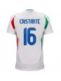 Billige Italia Bryan Cristante #16 Bortedrakt EM 2024 Kortermet